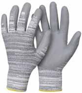 8 10 TDMPROTOP30 - protiřezné rukavice Pětiprstá pletená rukavice z kompozitních vláken na bázi Polyester / Inox / Polyetylen (Dyneema ) /Polyamid.