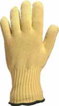 8 10 TIG15K - svářecí rukavice Svářečské rukavice z lícové kozinky, 15 cm manžeta z hovězí štípenky, šité kevlarovou nití, délka 35 cm, EN12477.