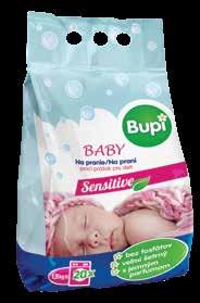 zľava do 18% Bupi Baby Sensitive prací prášok 20