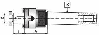 Upínací pouzdro s kleštinami Kombinované frézovací trny Pouzdra pro tepelné upínání 1541 MK s vnitřním utah. závitem. S upínací maticí. OZ Upínací pouzdro s kleštinami Upín. kleštiny viz kat.
