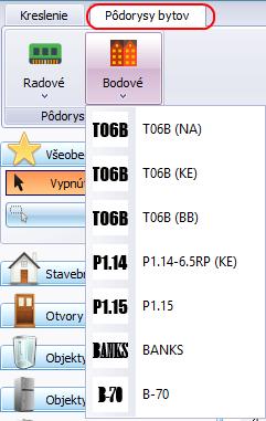 Pomocou tlačidla Vyber byt si vyberiete byt, ktorý Vám