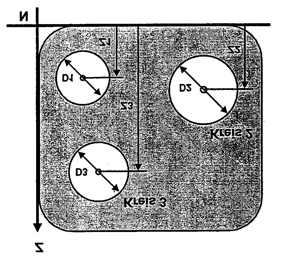 2.5 1D-měření a 2D-měření Existují dvě odlišné možnosti měření pomocí měřicích os. A) 1D-měření měří výšku z nulového bodu v jednom rozměru.