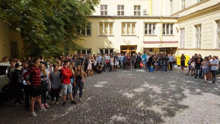 Kačice. 29. června naštěstí nepršelo.