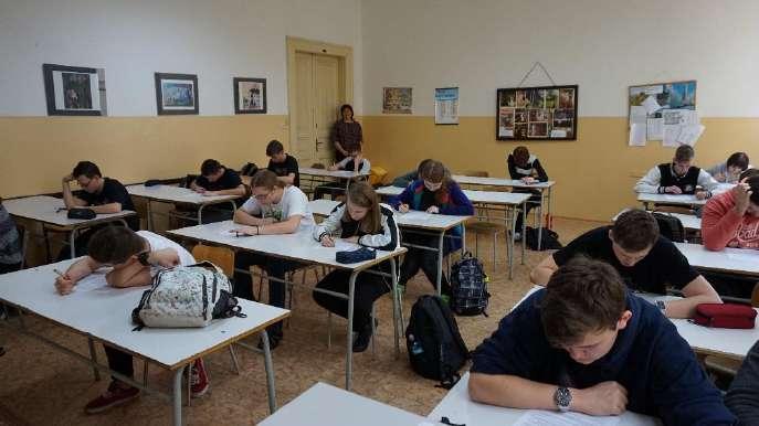 jazyce. Zúčastnilo se 19 žáků 1.-3.ročníku. 1. místo Stanislav Kočí F2.