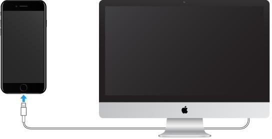 itunes lze stáhnout z webových stránek itunes Připojení iphonu k počítači: Použijte přiložený kabel Lightning USB.