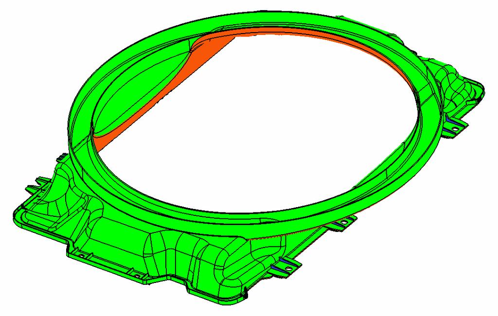 KONSTRUKČNÍ ŘEŠENÍ 4.1 4.1.1 4.1.2 4.1 Výrobek (výstřik) Od zákazníka je dodán 3D model výstřiku s konstrukčním předpisem, podle kterého se musí nástroj konstruovat.