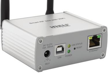 Menu Chytrá RF krabička ea-rf-003 je síťovým kabelem A připojená na domácí síť (router) a komunikuje tak s chytrým telefonem.