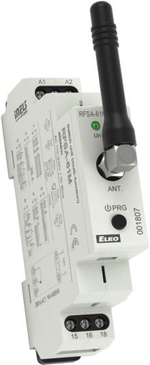 Ma. utahovací moment konektoru antény: 0.56m. RFSA-66M/ 30 V EXTERÍ ATÉA A-E ze je kombinovat s Detektory, Ovladači nebo Systémovými prvky ies RF Control.