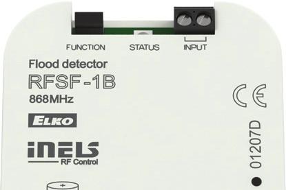 48 RFSF-1B Bezdrátový záplavový detektor RFTM-1 Bezdrátový převodník pulzů 49 Hlídá prostory (např. koupelny, sklepy, šachty nebo nádrže) před zaplavením.
