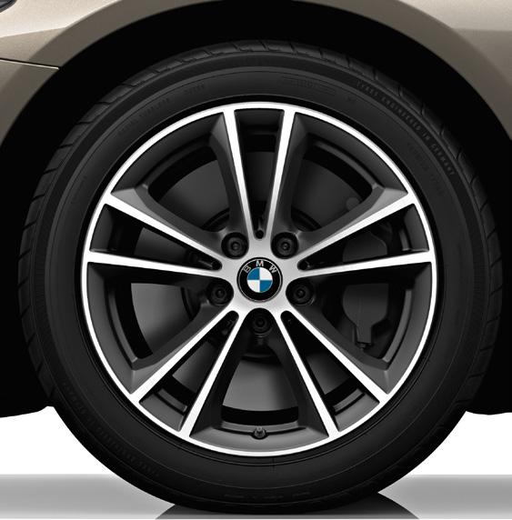 Pro BMW řady 3 a BMW řady 4 (od 2011) Matná Jet Black Rozměr pneumatik: 225/45 R18 95V XL Pneumatiky: Pirelli W 240