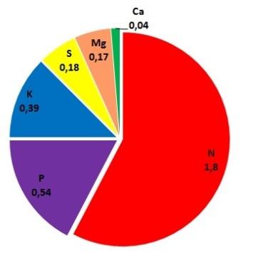 Zrno odčerpá : N, P, Mg, S Sláma odčerpá : K, Ca