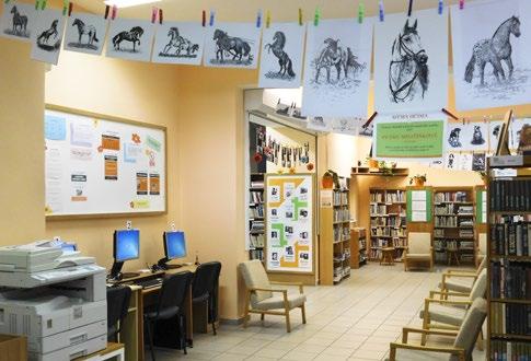 spojovacího koridoru, nové koberce z Rozsah rekonstrukce: Knihovna byla přestěhována z 2.