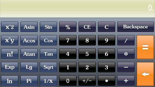 4.11 Kalkulačka Klikněte na 4-30: pro vstup do rozhraní kalkulačky, obr. Obrázek 4-30 4.