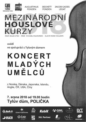 Kalendář akcí srpen 2018 Kroužky a kurzy v TD Tylův dům v Poličce otevírá od října pro nový školní rok 2018/2019 tyto jazykové kurzy a zájmové kroužky Jazykové kurzy: Německý jazyk: lektorka: Mgr.