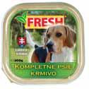 69 2,241/kg FRESH Kapsička 12x100g Pre mačky, Pre psov 28 2,800/kg FRESH Vanička hydinové paté 100g Pes, Mačka 56 1,866/kg FRESH Vanička kuracia 300g pre psov 31 3,100/kg FRESH EXCLUSIVE Vanička