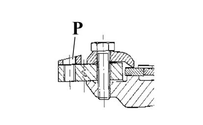 Aperte nos 4 furos de fixação os parafusos (G) fornecidos até ao aperto completo (Ver Fig. 115). 6. Complete a operação de montagem apertando as porcas autoblocantes (H, Fig.