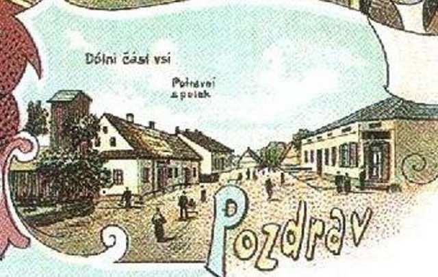 67/02 Na pohlednici z roku 1900 je nad budovou rodiny Prudlovy čp. 31 napsáno Potravní spolek. Lze se tedy domnívat, že první družstvo sídlilo právě zde.