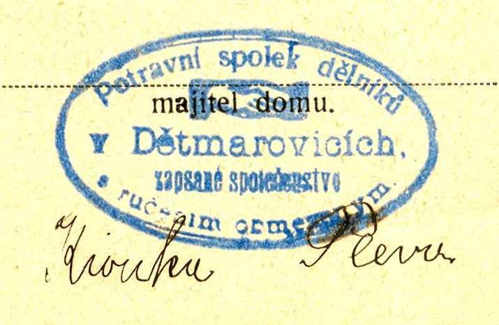 70/02 Ještě před druhou světovou válkou stihlo toto družstvo zřídit v obci svou čtvrtou prodejnu. Od manželů Richtrových si pronajalo téměř nový dům čp.