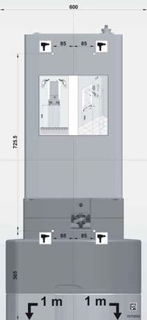 Vnitřní modul COMPCT je dodáván pouze s elektrickým dohřevem, tj.