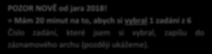 = Abych uspěl, musím mít alespoň 40 % (12 bodů a více). POZOR NOVĚ od jara 2018!