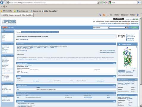 struktury (bioinformatika) 3D struktura TG