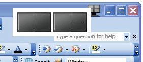 Místní nabídka Chcete-li zobrazit rozevírací nabídku, klepněte pravým tlačítkem myši na ikonu Desktop Partition (Oddíl plochy). 1.