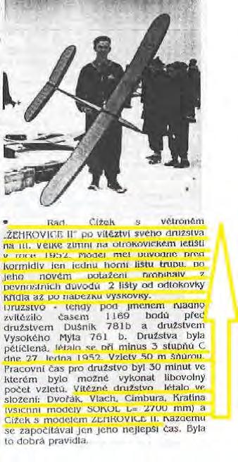 Radoslav Čížek s Žehrovicemi 2 na soutěži v Gottwaldově v roce 1952 (podívejte