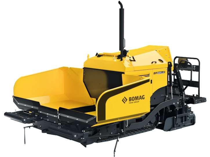 4. Finišer asfaltu Bomag BF 223C Rozmery B 1 020-1 100 mm C 1 471 mm E 4 365-4 445 mm F 435 mm G 2 905 mm H 1 895 mm I 1 320 mm Q 1 080 mm R 2 755 mm S 200 mm T 405 mm V 1 429 mm Dĺžka 4 065 mm 1 430