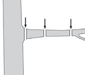 GB Saw in sections Long or thick branches should be shortened before making the final cut (see figure). C c bb Aa Transport and storage Use the blade guard appliance.