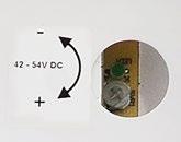 FPS porucha pojistky Montážní plech SITC / UB Rozsah nastavení napětí napájení: 88 264VAC, 176 264VAC, 90 264VAC * dostupné modely: 48VDC / 4 x 0,4A 48VDC / 8 x 0,4A 48VDC / 16 x 0,4A rozsah regulace