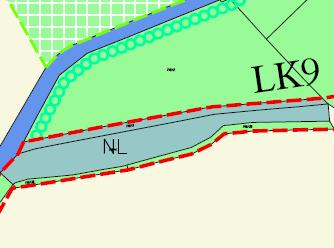 2 Hlavní výkres urbanistická koncepce je zacílen na území dotčené námitkou. Obrázek vpravo, třetí řada: Územní plán Čáslavice, výřez výkresu č.