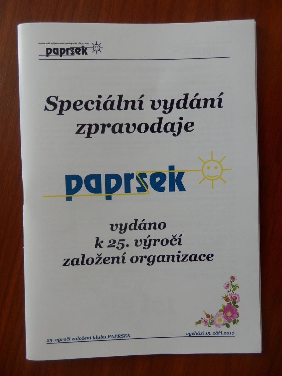ÚVODNÍ SLOVO Vážení přátelé. Uplynulý rok 2017 byl pro naši organizaci rokem slavnostním! Na první schůzku několika málo rodičů zdravotně postižených dětí si ještě vzpomíná i paní Jitřenka, bylo to 2.