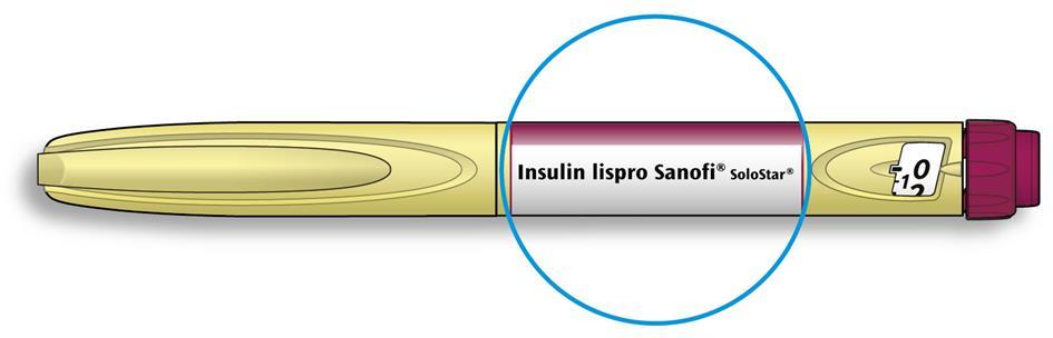 C Zkontrolujte, zda je inzulin čirý. Nepoužívejte pero, jestliže je inzulin zakalený, zabarvený nebo obsahuje částice.