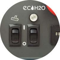CZ OBSLUHA SOUČÁSTI OVLÁDACÍHO PANELU 1 2 3 5 4 6 7 8 9 10 ec- H2O Model 13 14 15 12 1. Ovládací knoflík otáček 2.