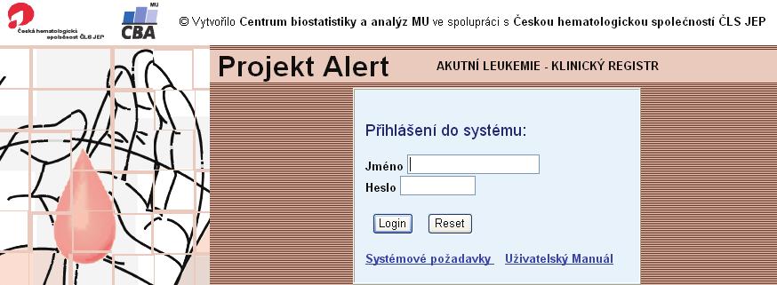 Alert (viz obr.