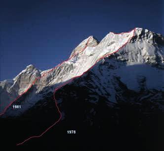České prvovýstupy na Nanda Devi, foto Josef Kývala Shivling, foto Jiří Novák Osmdesátá léta se dají nazvat zlatými časy československého výškového horolezectví.