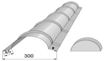 Vnitřní úhelník pod krytinu 108,- kč/mb 6. Úžlabí 149,- kč/mb 13.