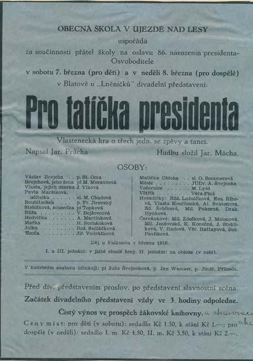 TÉMA Zlatá éra Újezda V letošním jubilejním roce si v říjnu připomínáme nejen sto let od vzniku samostatné Republiky Československé, ale také nekulatých 99 let od prvního nakročení Újezda k