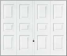 Brány a vedľajšie dvere obdržíte sériovo obzvlášť výhodne v bielej farbe a v 15 cenovo rovnakých prednostných farbách ako