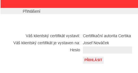 Po úspěšném přihlášení je vrácen jednorázový bezpečnostní token pro další komunikaci s webovou službou ve formě cookie s názvem TOKEN, který se následně použije jako vstupní parametr pro metodu Login