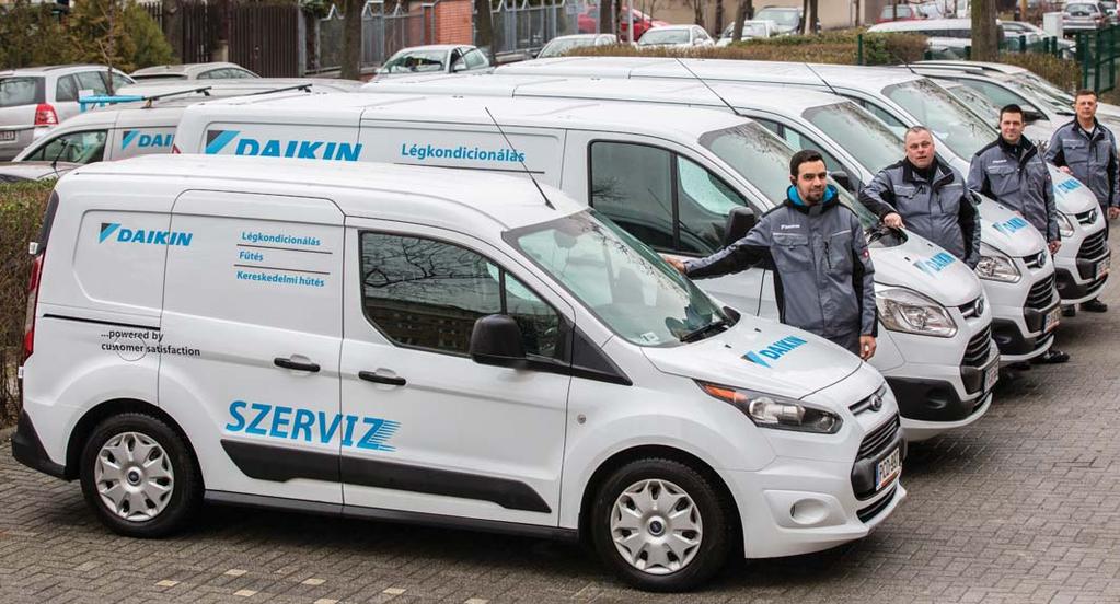 Servisní služby Servisní služby Uvedení do provozu K zaručení účinnosti a jednotky Daikin v dlouhodobém horizontu, nabízí Daikin jako službu odborné uvedení systému do provozu, provedené vysoce