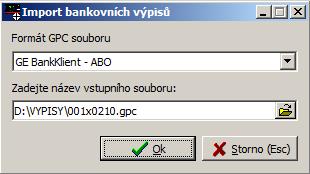 Lze importovat soubory obecně využívaných formátů XML, CSV nebo XLS. Způsob zpracování dat je pro konkrétní případ nutno nadefinovat vytvořením Transformačního souboru (šablona ve formátu XSLT).