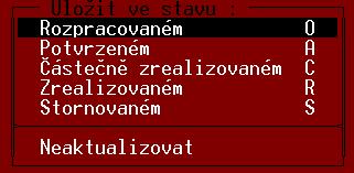 TRIFID 2018 STANDARD Uživatelská příručka Hlavička objednávky Položky objednávky Jsou zde tyto údaje: Informace o dodavateli - zadávají se stejným způsobem jako v příjemce.