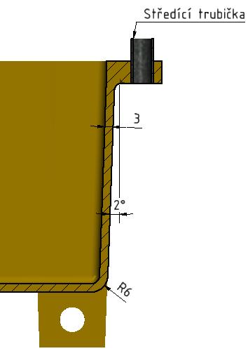 Obrázek 11: Detail skříně 2.3.2. Spojka Mezi hnací (výstupní) a hnanou hřídel (šnek) byla umístěna pružná hřídelová spojka Periflex od firmy Stromag Brno.