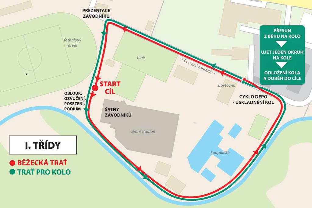 Popis tratě Povrch tvoří silnice a zpevněná cesta. Závod proběhne za vyloučení silničního provozu. Mapa tratě 1.