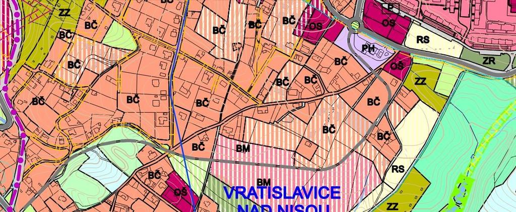 M.2 ÚPML Platný územní plán města Liberec z roku 2002 (ÚPML) vymezuje v řešeném území zastavitelné plochy určené pro rozvoj bydlení.