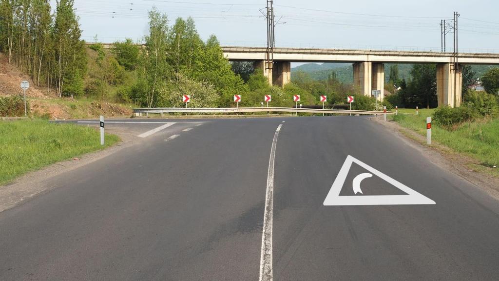 Křižovatka II/253 a III/25364 v Ústí navržené opatření na Dopravní konferenci Směrový oblouk na I/27 u Strojetic Směrový oblouk menšího poloměru na silnici I/27 v extravilánu za lomem nivelety.