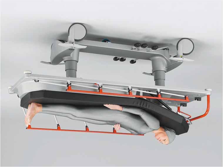 STL 285 Transportní stretcher pro bezpečný převoz pacientů Bezpečné pracovní zatížení do 300 kg Lehký, snadno ovladatelný pacientský stretcher s nízkou základní výškou 550 mm - větší pohodlí pro