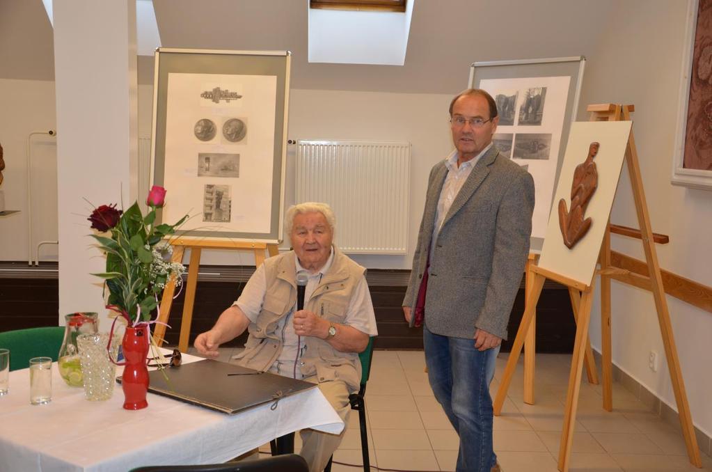 26.9. vernisáž výstavy akademického sochaře Břetislava
