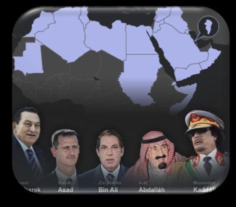 Nepokoje v arabském světě: Po revolucích v Tunisku, Egyptě či Libyi následují i další země.